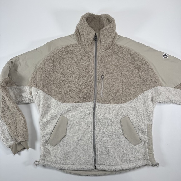 Kuhl Jackets & Blazers - KUHL Elixir High Pile Stretch Fleece Jacket‎ Womens Small Ivory Soft Never Worn
